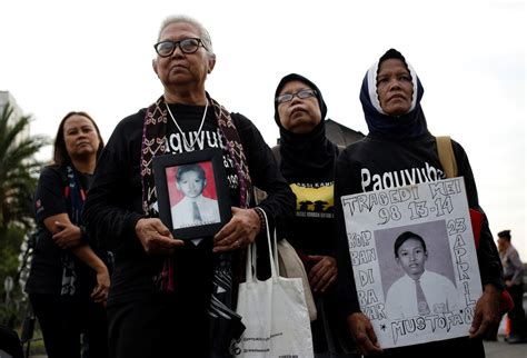 Indonesian Leader Regrets Past Rights Violations But Activists Demand