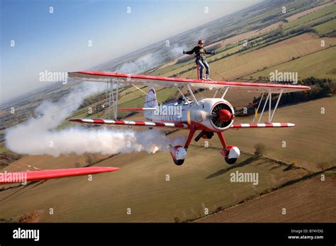 Wing Walking Hi Res Stock Photography And Images Alamy