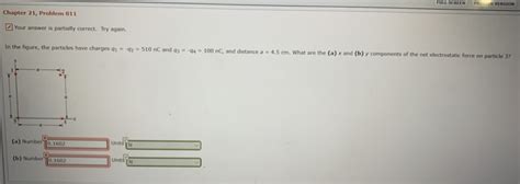 Solved FULL SCREEN Chapter 21 Problem 011 Your Answer Is Chegg