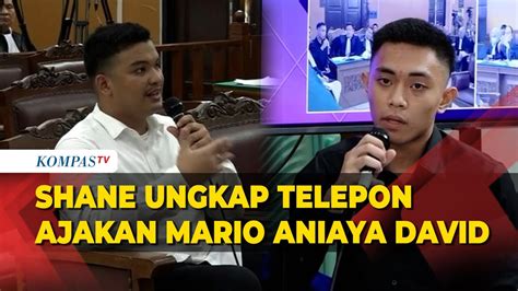 Bersaksi Di Persidangan Shane Ungkap Isi Percakapan Telepon Ajakan