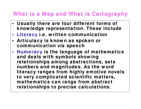 Solution What Is A Map And What Is Cartography Studypool