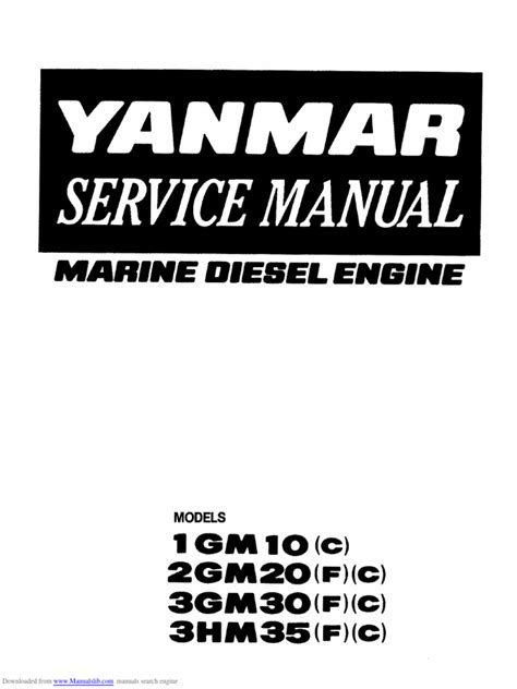 Yanmar Service Manual | PDF