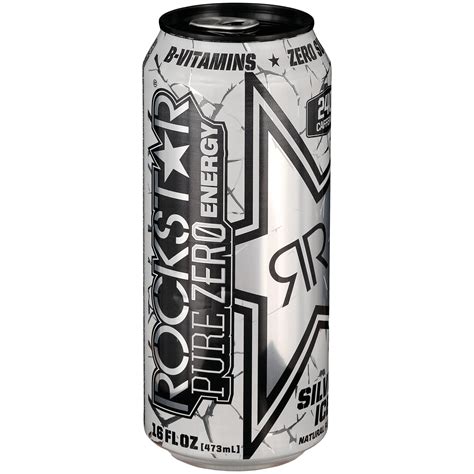 Rockstar Pure Zero Silver Ice Energy Drink Shop Sports Energy