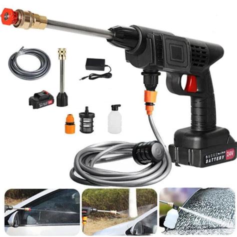 ROMINO Cordless Portable Wireless Pressure Washer Gun 48V 12000mah High