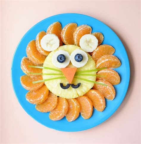 Recetas para niños fruta divertida Pequeocio