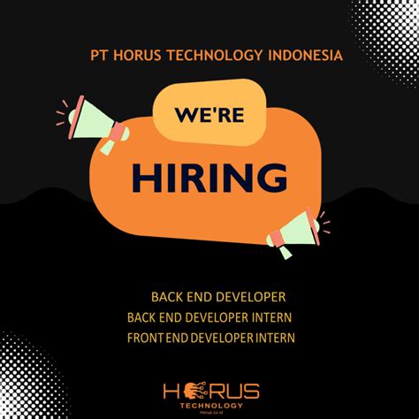 Lowongan Kerja Back End Programmer Back End Programmer Intern Front End Programmer Intern Di