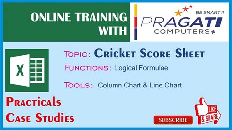 Excel Cricket Score Sheet Youtube