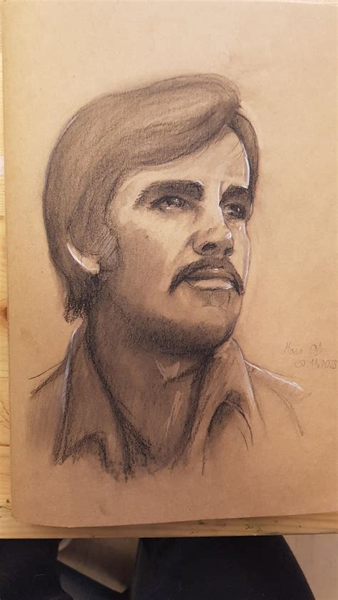 Young Cormac Mccarthy In Charcoal Drawing Rcormacmccarthy