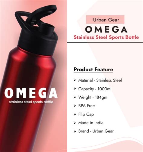 Urban Gear Omega Stainless Steel Sports Bottle Joytree Global