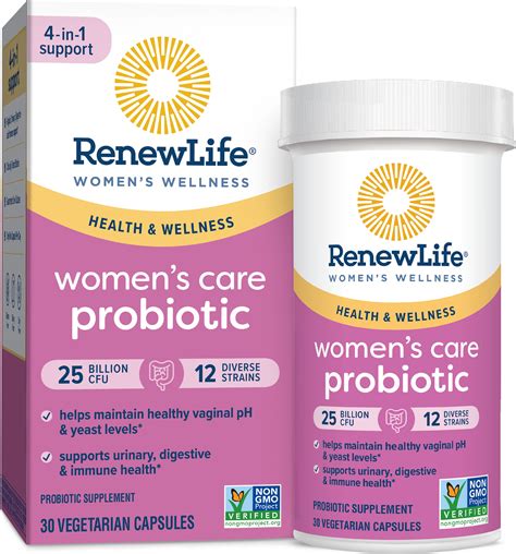 Renew Life Ultimate Flora Womens Care Health And Wellness Probiotic 25