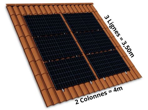 Kit solaire autoconsommation Hoymiles Trina monophasé 3kW Paysage 3 x