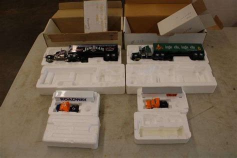 (4) Diecast Model Semi Trucks - Lee Real Estate & Auction Service