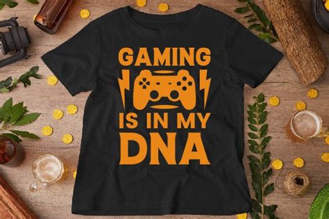 Gaming Is In My DNA T Shirt Designs Graphic By Eye Catchy Design