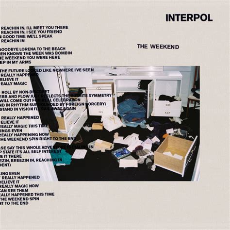 Car Tula Frontal De Interpol The Weekend Cd Single Portada