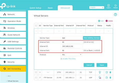 Port Forwarding How To Set Up Virtual Server On TP Link Wireless