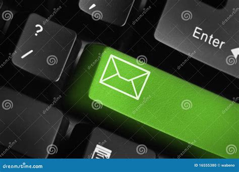 E Mail Button Stock Photo Image Of Full Equipment Keyboard