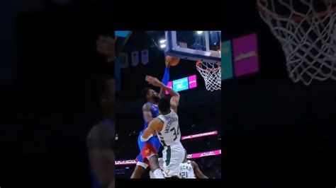 Jeff Green Emphatic Monster Dunk On Giannis Antetokounmpo Youtube