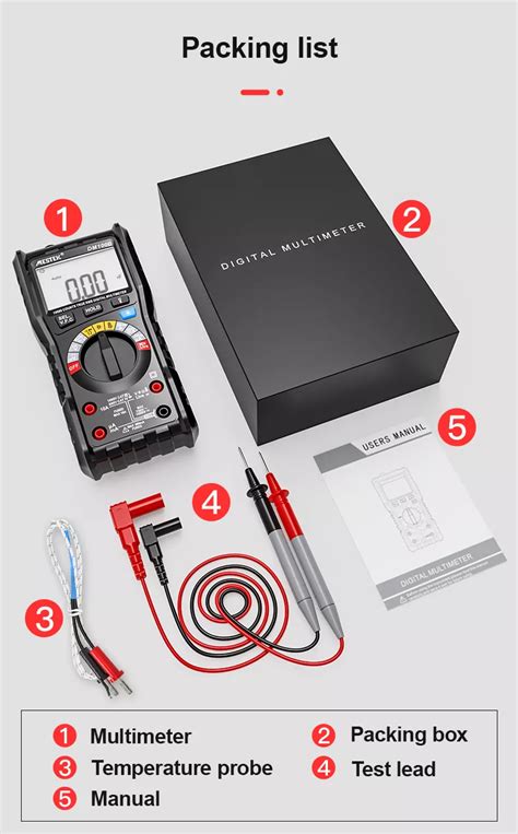 Mestek Professional Auto Range Multimeter DM100B