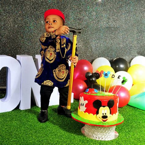 Junior Pope And Wife Celebrate Son Jaden Jidenna Odonwodo St Birthday