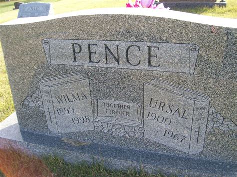 Wilma Frances Markey Pence M Morial Find A Grave