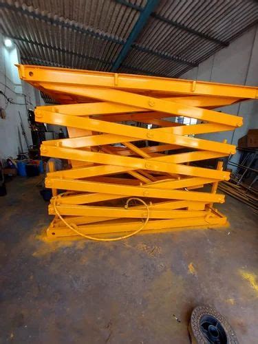 Hydraulic Scissor Lift Platform Working Height 20 Feet Capacity 3