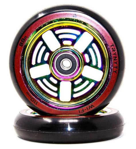 Trynyty Wi Fi Mm Stunt Scooter Rollen Wheels Pack Oil Slick I