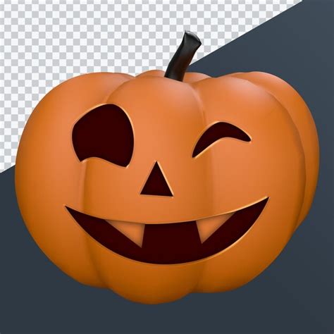 Helloween Calabaza D Archivo Psd Premium