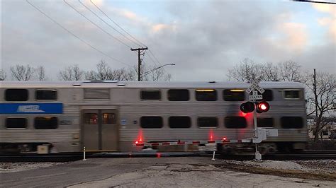 Metra Cab Car 8523 East With MP36 420 At Elgin Illinois On February 28