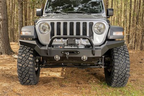 Rugged Ridge 1154031 Hd Full Width Front Bumper For 07 22 Jeep