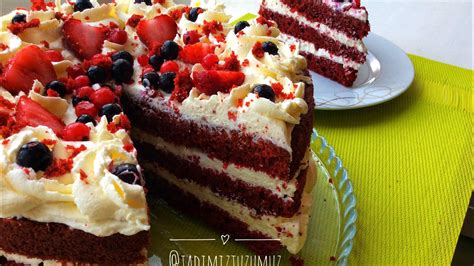 Kırmızı Kadife Pasta Tarifi Red Velvet Cake Красний Бархат