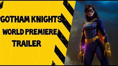 Gotham Knights World Premiere Trailer Ps4 Ps5 Youtube