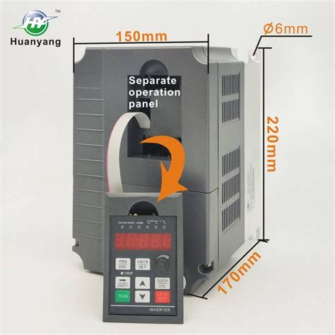 Huanyang Vector Vfd Variable Frecuencia Drive Monof Sico A Fases