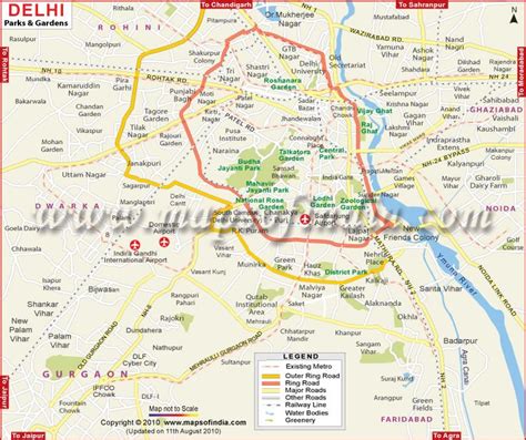 Tourist Places In Delhi Map - Best Tourist Places in the World