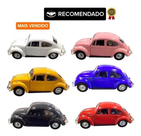 Fusca De Ferro Clássico Antigo Miniatura Carrinho Coleção