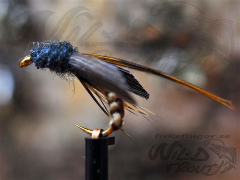 Woven Caddis Pupa Brown Nattslända Puppa