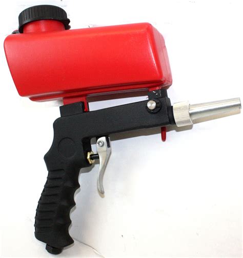 Gravity Feed Abrasive Sandblaster Gun W Oz Hopper Spot Blaster Gun