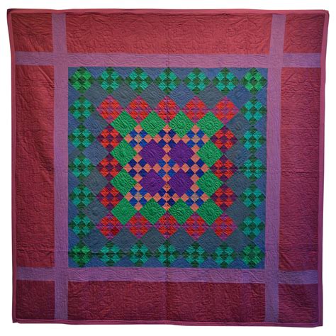 Nine Patch Variation Quilt At Stdibs