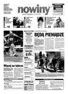 Nowiny gazeta codzienna 2000 nr 189 28 września Podkrapacka