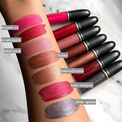 fivetwo beauty: M•A•C Retro Matte Liquid Lipcolour Metallics