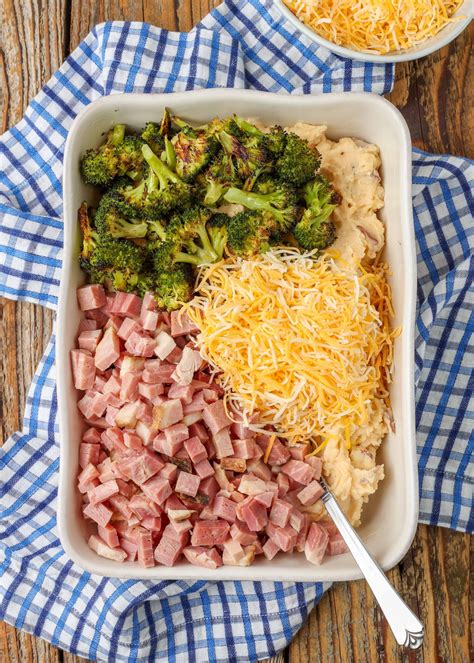 Ham Potato Broccoli Casserole - Vegetable Recipes