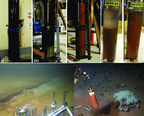 Sediment Core Characteristics Top Row Photographs Of Orca Basin