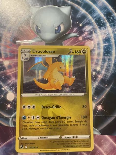 CARTE POKEMON Dracolosse Holographique 131 195 Tempête Argentée