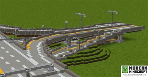 Modern New Roads Intersection Highways 2 Minecraft Map