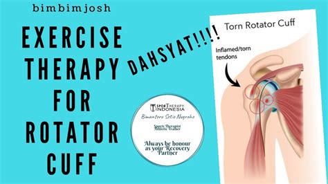 Cara Sembuhkan Sakit Bahu Terapi Rotator Cuff Tear Bimbimjosh YouTube