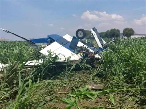 Avioneta Se Desplomó En El Aeropuerto Internacional De Querétaro