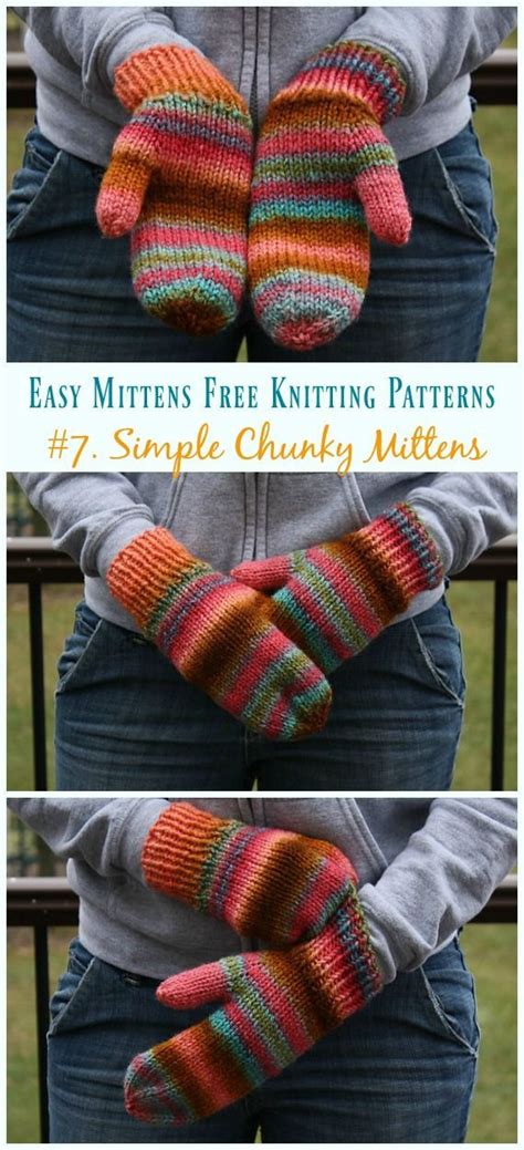 Quick Easy Mittens Free Knitting Patterns Artofit