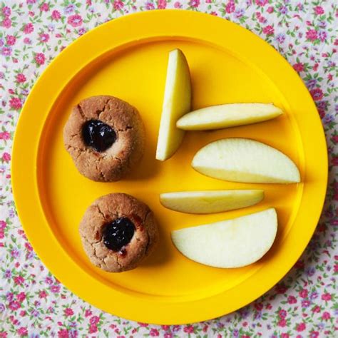 Healthy Jam Drop Cookies My Lovely Little Lunch Box Recipe Drop Cookies Almond Recipes