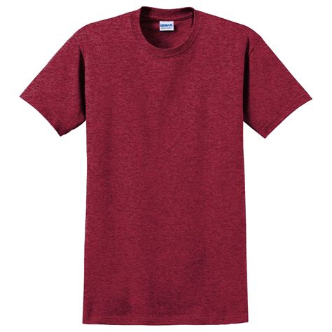 Gildan Ultra Cotton Us Cotton T Shirt Antique Cherry Red