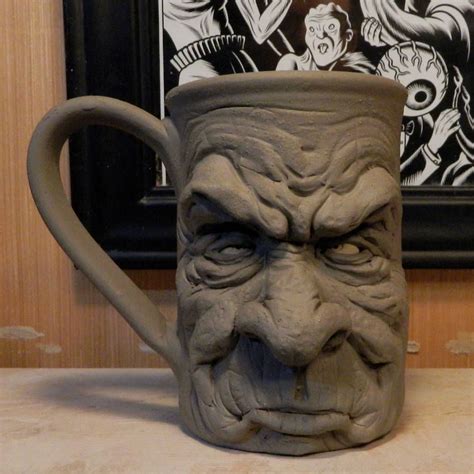 More Face Mugs Wip By Thebigduluth On Deviantart Sculpture Clay