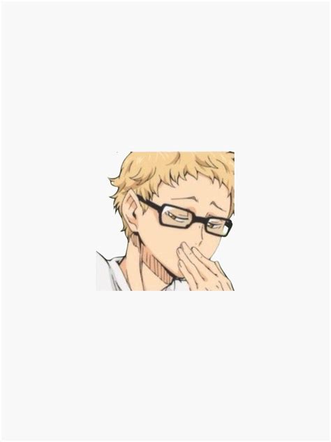 Tsukki Sticker By Waterlemons013 Redbubble